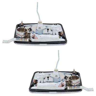 Rareelectrical - Front Pair Exterior Door Handle Compatible With 1999-2016 Ford E-350 Ford F-550 F-450 F-250 F-350 - Image 6