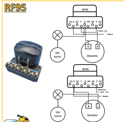 Rareelectrical - 1964-1968 Dynator Alternator Compatible With Austin Healey 3000 Mkiii Jaguar E-Type Mkii 340 Land - Image 6