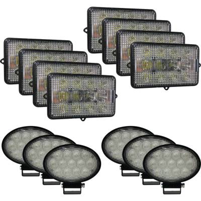 Rareelectrical - Led Light Kit Compatible With John Deere 9550Sh 9560Sh 9560Sts 9570Sts 9650Sts 9660Cts 9660Sts - Image 1