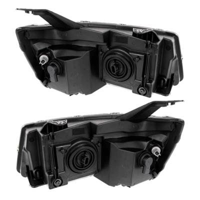 Rareelectrical - New Pair Of Halogen Headlight Compatible With Pontiac Torrent Base Gxp Sport 2008-2009 By Part - Image 2