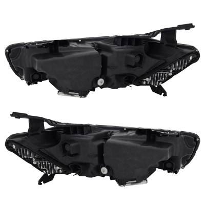 Rareelectrical - New Pair Of Headlights Compatible With Acura Tlx Sh-Awd Sedan 4-Door 2.0L 2021 2022 By Part Numbers - Image 2