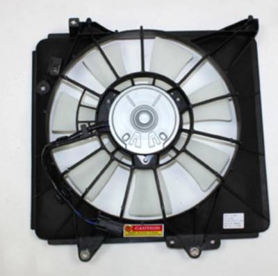 New Right Passenger Side Ac Condenser Fan Assembly Compatible With 2013-2014 Honda Fit Ev