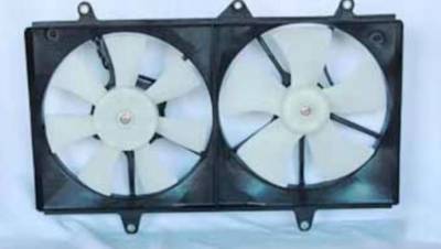 New Ac Condenser Fan Assembly Compatible With 1998-2002 Toyota Corolla Dual Radiator Condenser