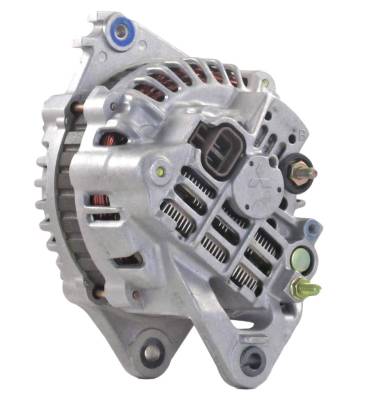 Rareelectrical - New 12V 65A Alternator Compatible With Mitsubishi Lift Truck Fg-20B-Lp Fg-20B-Lp-Hp Md169683d - Image 2