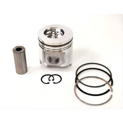 106Mm Piston With Rings Pin Compatible With Komatsu Wb140-2 Wb150-2 Wb150ps-2 Wb91r-2 Backhoe Loader