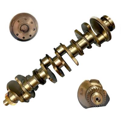 Crankshaft Compatible With John Deere 8300T/8310T/8320T 6081 Powertech Plus 8.1L 6-Cyl Diesel