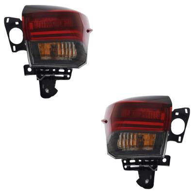 Rareelectrical - New Pair Of Tail Lights Compatible With Toyota Highlander Hybrid Bronze Edition Sport Utility - Image 3