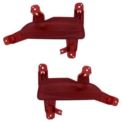 Rareelectrical - New Pair Of Reflector Compatible With Kia Sorento L Sport Utility Sorento Ex Premium Sport Utility - Image 1