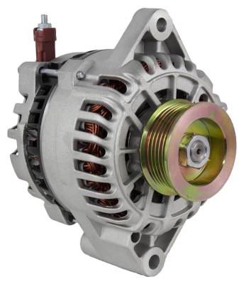 12V 105A Ford 6G Alternator Compatible With 2001-2004 Ford Mustang 3.8L 232Ci 3.9L 238Ci Essex V6