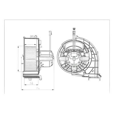 Rareelectrical - New Blower Assembly Compatible With Bmw X6 Base Sport Utility 3.0L L6 2979Cc X6 Xdrive35i Sport - Image 6