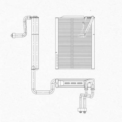 Rareelectrical - New A/C Evaporator Core Compatible With Hyundai Santa Fe Se Sport Utility 2.4L L4 2359Cc Santa Fe - Image 5