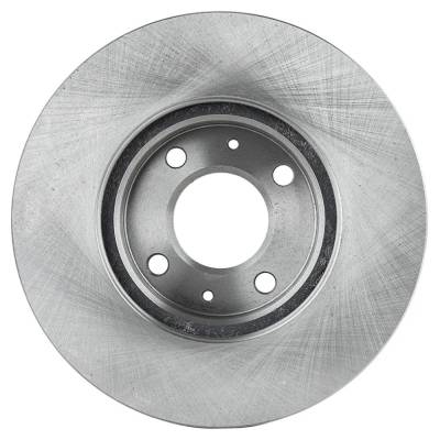 Rareelectrical - New 4 Lugs Brake Disc Compatible With Hyundai Kia Rio5 Lx 4 Cyl 1.6L Rio5 Ex 4 Cyl 1.6L Accent Gs 4 - Image 5