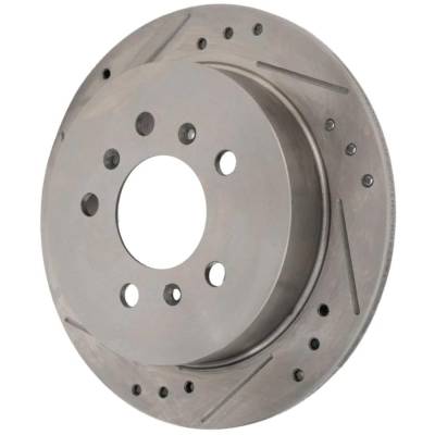 New Cross-Drilled Brake Disc Compatible With Buick Chevrolet Monte Carlo Lt 6 Cyl 3.9L Monte Carlo