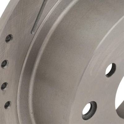 Rareelectrical - New Solid Brake Disc Compatible With Nissan Altima S 4 Cyl 2.5L Altima Sr 6 Cyl 3.5L Altima Sr - Image 4