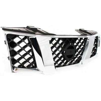 Rareelectrical - New Grille Assembly Compatible With Nissan Pathfinder Le 6 Cyl 4.0L Pathfinder Se 6 Cyl 4.0L - Image 3