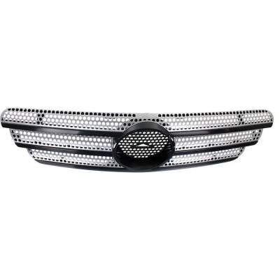 Rareelectrical - New Silver Grille Assembly Compatible With Mercedes Benz Ml350 Base 6 Cyl 3.7L Ml55 Amg Base 8 Cyl - Image 4