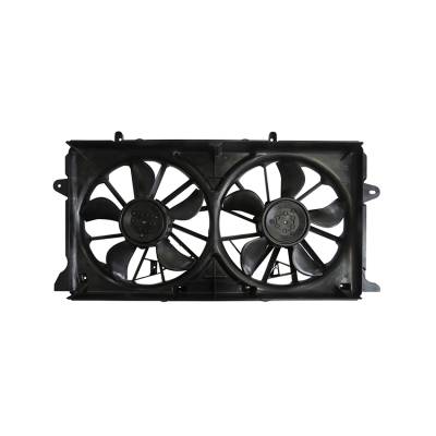 Dual Radiator & Condenser Fan Compatible With 2014-2018 Cadillac Chevrolet Gmc Escalade Esv Escalade