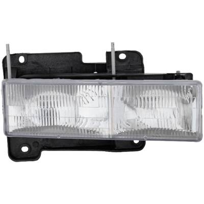 Headlight Compatible With 1988-1993 Chevrolet C1500 C2500 C3500 K1500 K2500 K3500 C150 Right