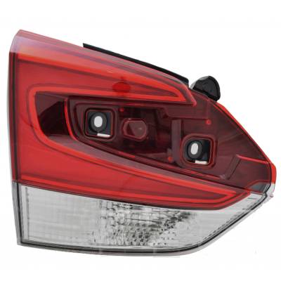 Left Outer Tail Light Assembly Compatible With 2019-2023 Subaru Forester Base Premium Sport Limited
