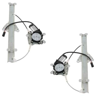 Rareelectrical - New Rear Left And Rear Right Window Regulator Compatible With Nissan Maxima Gxe 6 Cyl 3.0L Maxima Se - Image 5