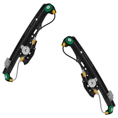 Rareelectrical - New Rear Left And Rear Right Window Regulator Compatible With Bmw 525I Base 6 Cyl 3.0L 525I Base 6 - Image 1