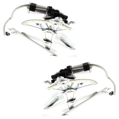 Rareelectrical - New Front Left And Front Right Window Regulator Compatible With Toyota Sequoia Sr5 8 Cyl 4.7L Tundra - Image 8