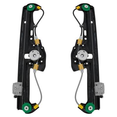 Rareelectrical - New Rear Left And Rear Right Window Regulator Compatible With Bmw 535I Base 6 Cyl 3.0L M5 Base 10 - Image 2