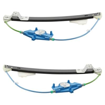Rareelectrical - New Rear Left And Rear Right Window Regulator Compatible With Audi A4 Quattro Base 4 Cyl 1.8L A4 - Image 1