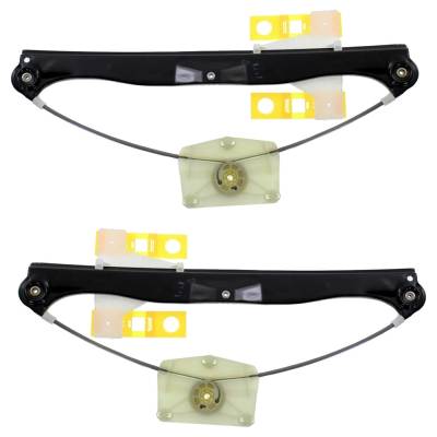 Rareelectrical - New Rear Left And Rear Right Window Regulator Compatible With Audi A3 Sportback 4 Cyl 2.0L A3 Base 4 - Image 1