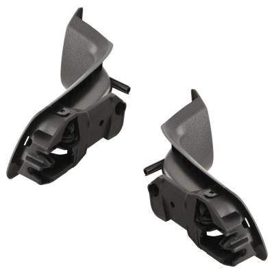 Rareelectrical - Front Pair Interior Door Handle Compatible With 2008-2013 Chevrolet Caprice Pontiac G8 Black With - Image 7