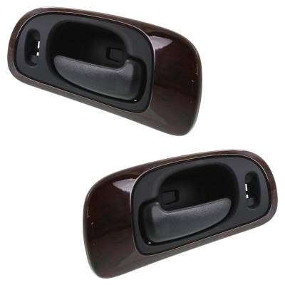 Rareelectrical - Set Of 2 Front Interior Door Handle Compatible With 1998-2004 Chrysler Concorde Chrysler 300M Lhs - Image 2