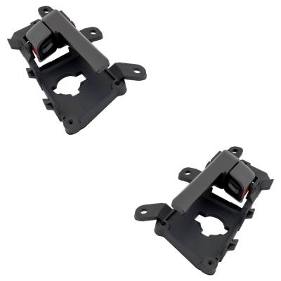 Rareelectrical - Set Of 2 Front Interior Door Handle Compatible With 2011-2013 Kia Optima Textured Black Without Key - Image 3