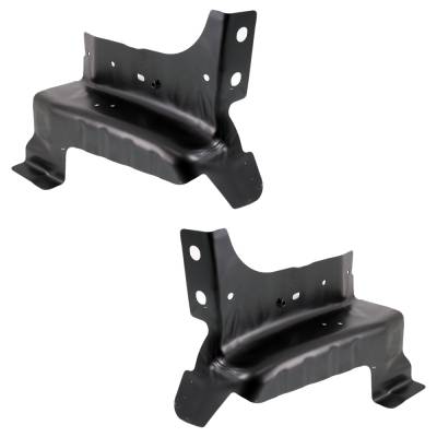 Rareelectrical - New Pair Of Headlight Bracket Compatible With Buick Cadillac Chevrolet Xts Premium 6 Cyl 3.6L Impala - Image 2