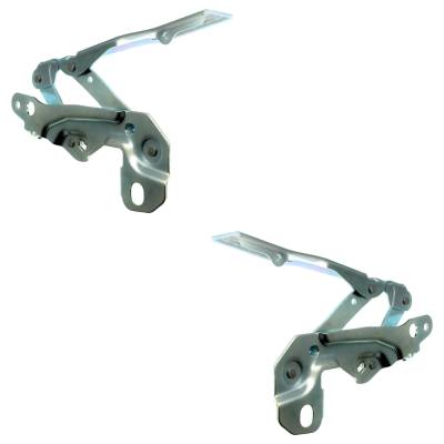 Rareelectrical - New Pair Of Hood Hinge Compatible With Dodge Jeep Caliber Express Compass Sport 2007-2012 By - Image 2
