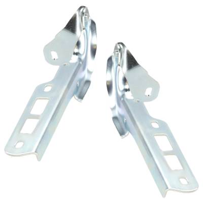 Rareelectrical - New Pair Of Hood Hinge Compatible With Ford F-150 Special 8 Cyl 5.0L F-250 Xlt Lariat 6 Cyl 4.9L - Image 3