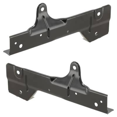 Rareelectrical - New Pair Of Headlight Bracket Compatible With Gmc Sierra 1500 At4 8 Cyl 5.3L Sierra 1500 Pro 4 Cyl - Image 2