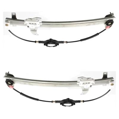 Rareelectrical - New Front Left And Front Right Window Regulator Compatible With Lincoln Town Car Touring Edition 8 - Image 5