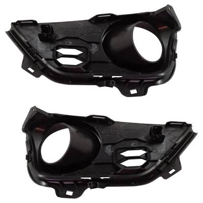 Rareelectrical - New Front Left And Front Right Fog Light Trim Compatible With Honda Pilot Trailsport Pilot Black - Image 5