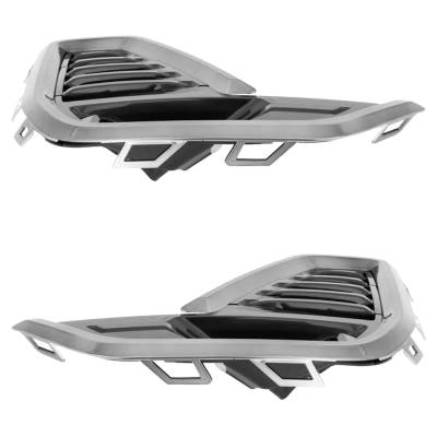 Rareelectrical - New Front Left And Front Right Fog Light Trim Compatible With Gmc Acadia Sle 4 Cyl 2.5L Acadia Sle 4 - Image 5