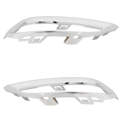 Rareelectrical - New Pair Of Fog Light Trim Compatible With Jeep Cherokee 80Th Anniversary Cherokee Latitude Plus - Image 5