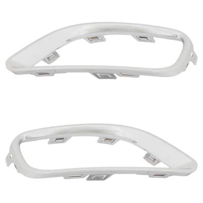 Rareelectrical - New Pair Of Fog Light Trim Compatible With Jeep Cherokee 80Th Anniversary Cherokee Overland - Image 6