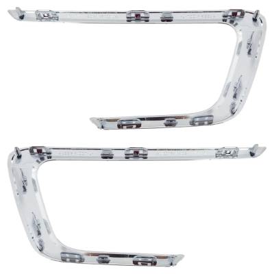 Rareelectrical - New Front Left And Front Right Fog Light Trim Compatible With Ford Transit Connect Xlt 4 Cyl 2.0L - Image 4