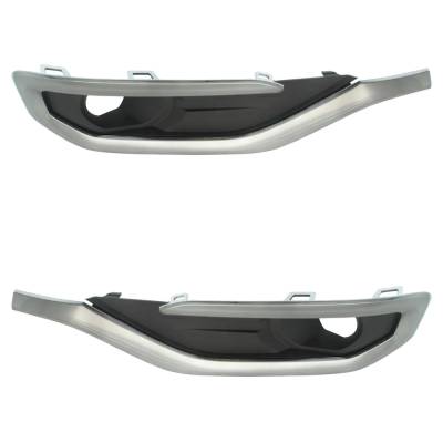 Rareelectrical - New Front Left And Front Right Fog Light Trim Compatible With Gmc Acadia Sle 4 Cyl 2.5L Acadia Slt 6 - Image 4