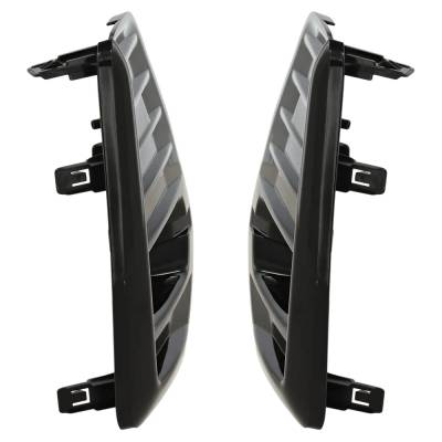 Rareelectrical - New Front Left And Front Right Fog Light Trim Compatible With Nissan Kicks Sv 4 Cyl 1.6L Kicks S 4 - Image 8