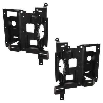 Rareelectrical - New Pair Of Headlight Bracket Compatible With Cadillac Escalade Base 8 Cyl 5.3L Escalade Base 8 Cyl - Image 5