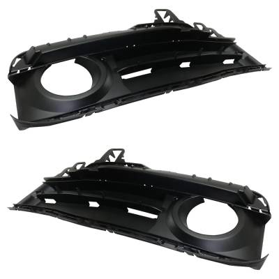 Rareelectrical - New Front Left And Front Right Fog Light Trim Compatible With Bmw 328D Xdrive Base 2016-2018 By - Image 2