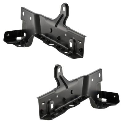 Rareelectrical - New Pair Of Headlight Bracket Compatible With Cadillac Chevrolet Gmc Tahoe High Country 8 Cyl 6.2L - Image 3