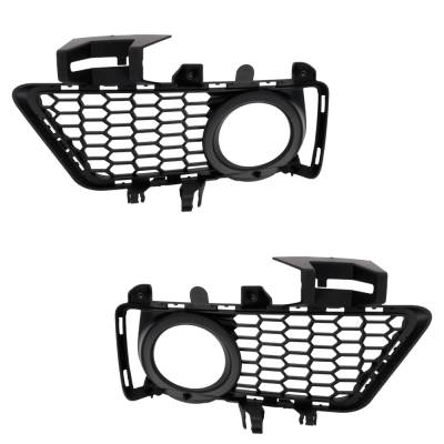 Rareelectrical - New Pair Of Fog Light Trim Compatible With Bmw 330I Base 4 Cyl 2.0L 330E Iperformance 4 Cyl 2.0L - Image 1