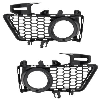 Rareelectrical - New Pair Of Fog Light Trim Compatible With Bmw 330I Base 4 Cyl 2.0L 330E Iperformance 4 Cyl 2.0L - Image 2