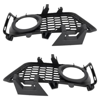 Rareelectrical - New Pair Of Fog Light Trim Compatible With Bmw 330I Base 4 Cyl 2.0L 330E Iperformance 4 Cyl 2.0L - Image 5